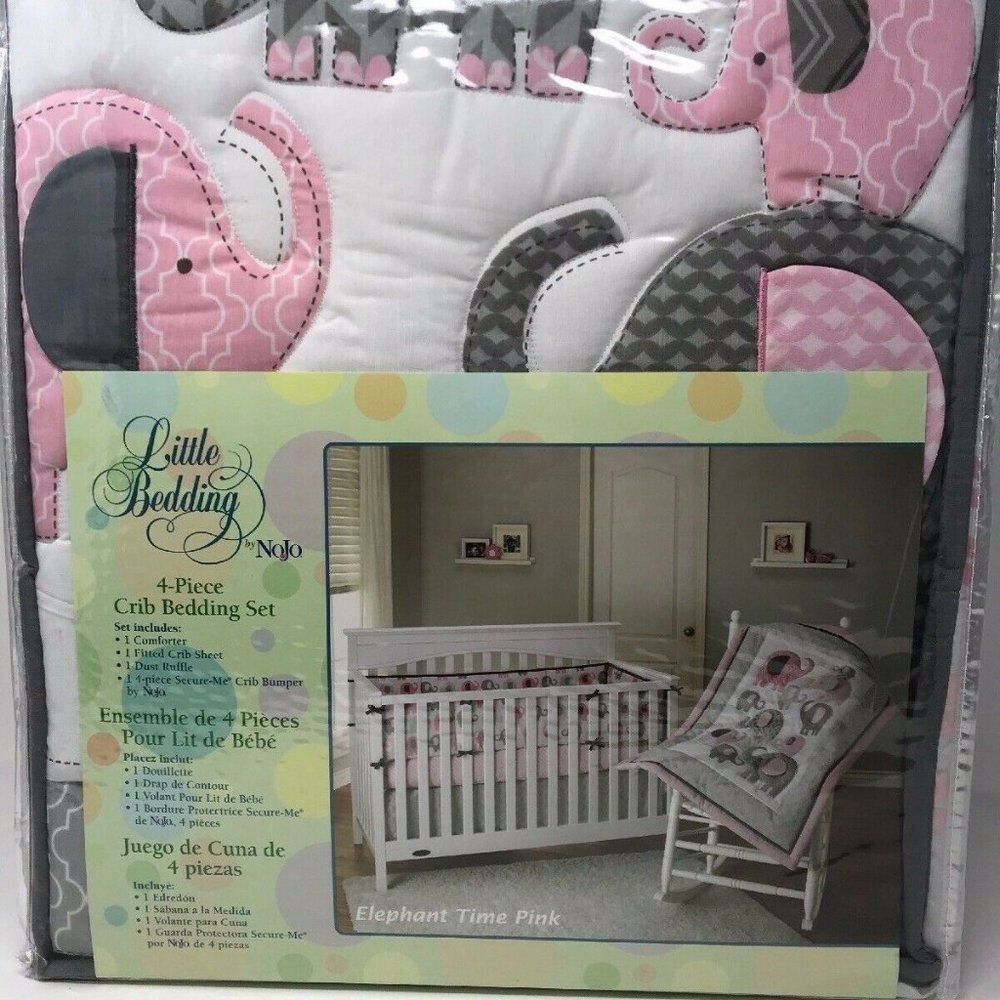 Little Bedding by NoJo  4Piece Crib Beddin…